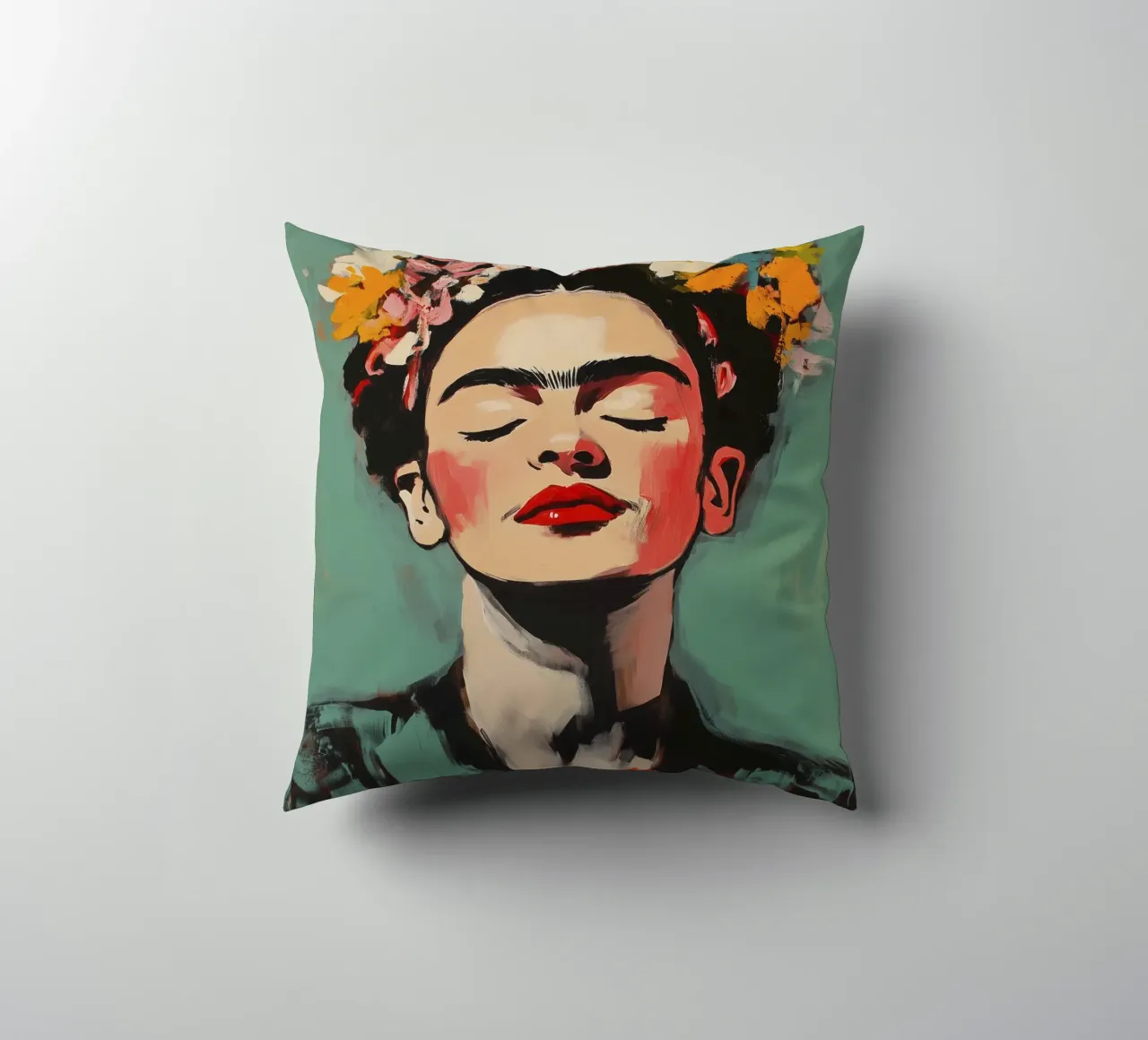 Enjoying Frida cuscino da treechild