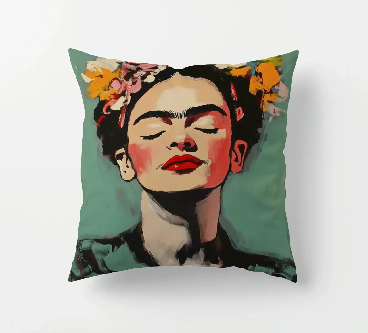 Enjoying Frida cuscino da treechild