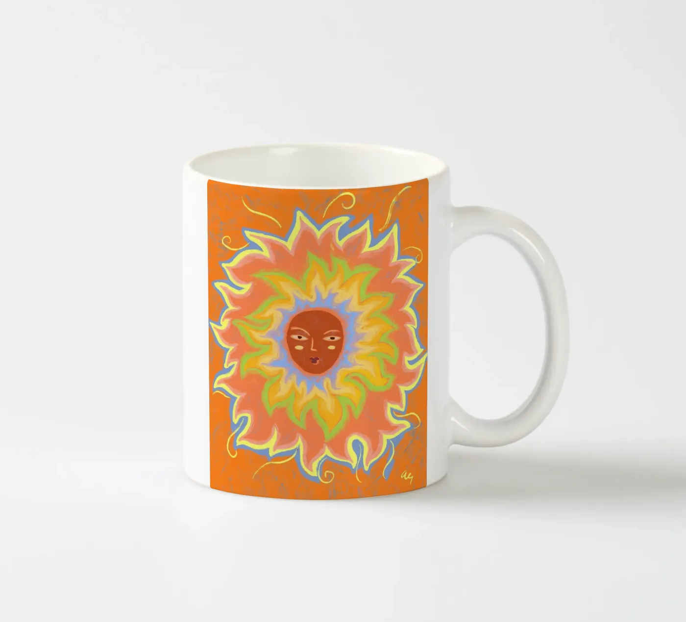 Sunshine ceramic mug by Arty Guava