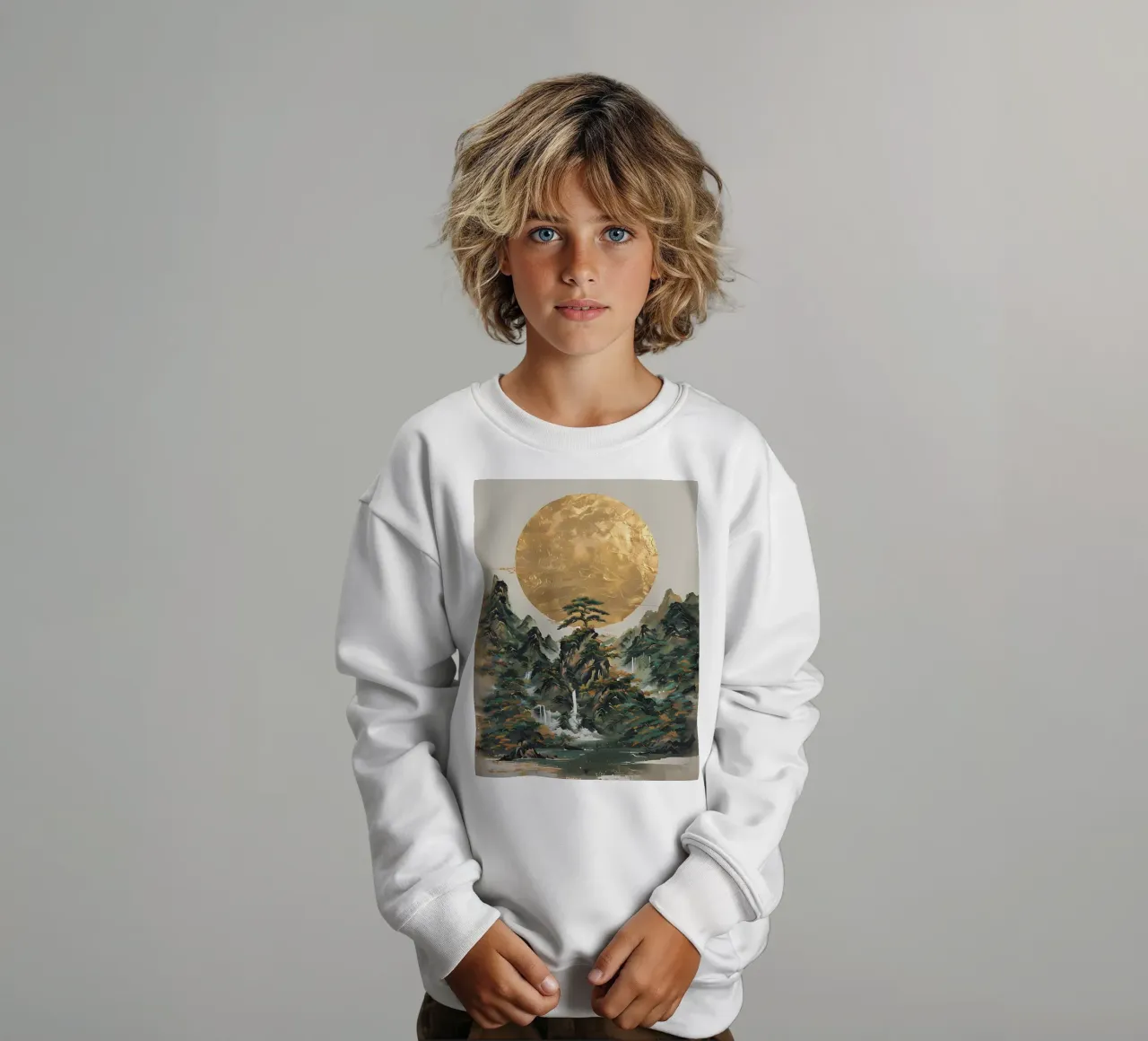 Serenità d'oro felpa bambino da Artistic-shop