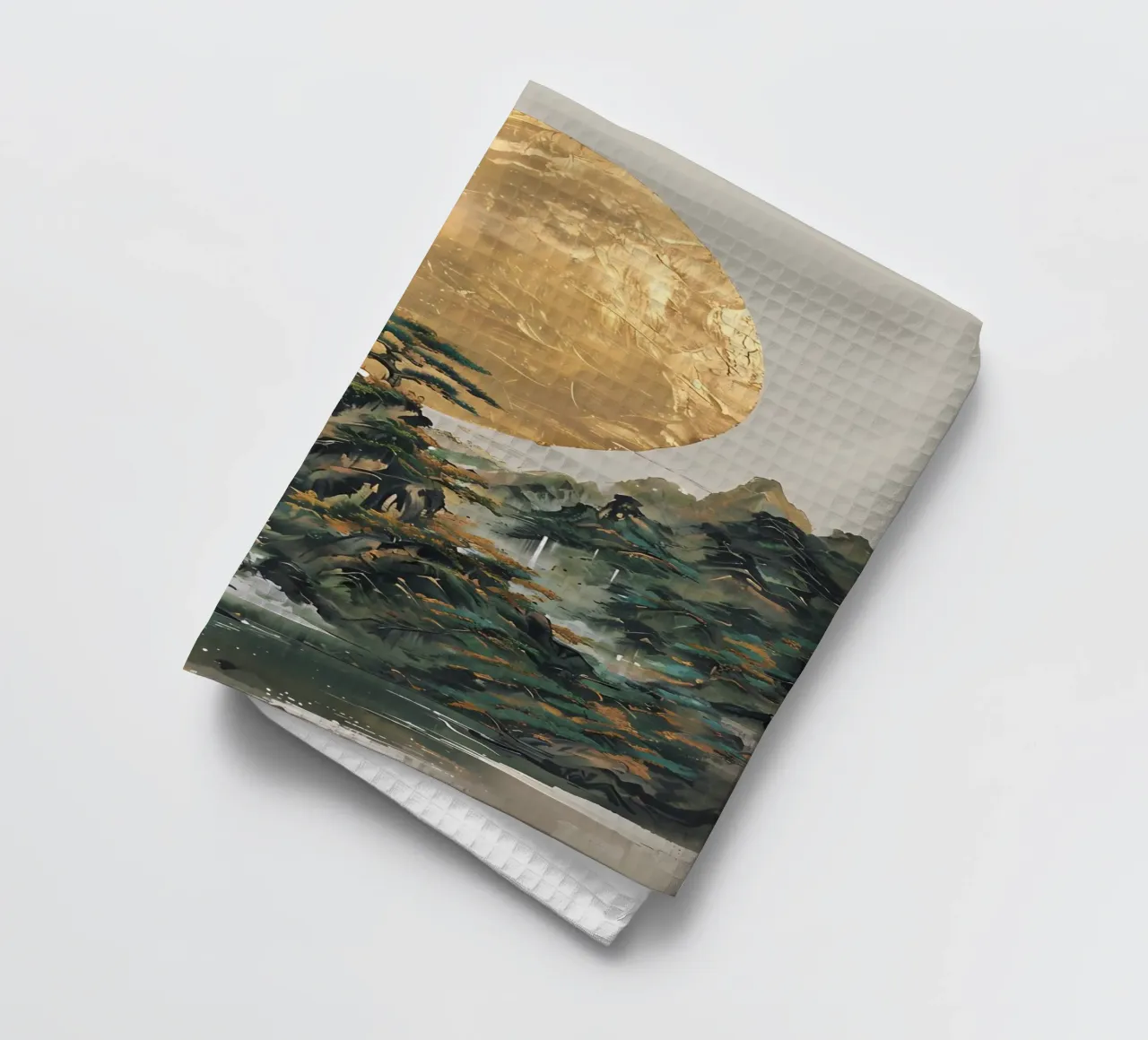 Serenità d'oro canovaccio da cucina da Artistic-shop