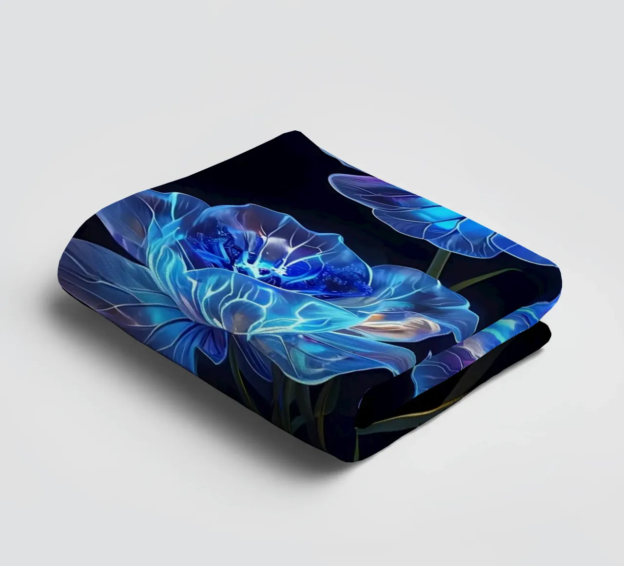 Fiori celesti asciugamano da bagno da Artistic-shop