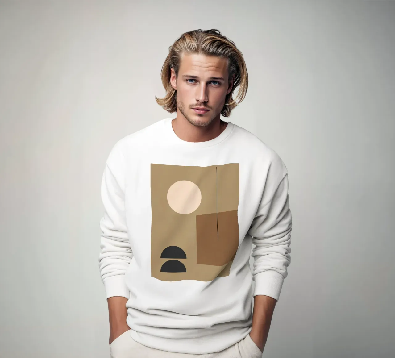 Geometría mínima 34 sudadera de Gaite