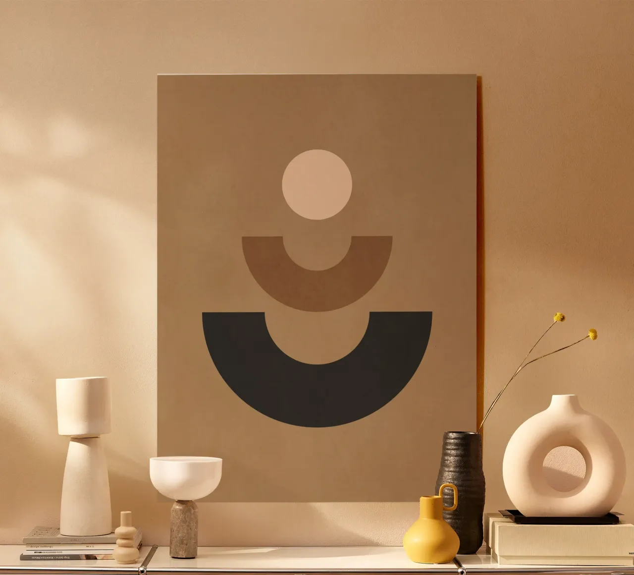 Minimal Geometric 38 acrylic glass by Gaite