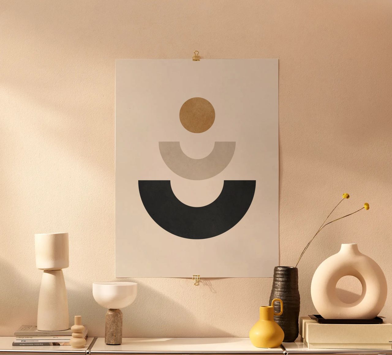 Géométrie minimale 35 poster de Gaite