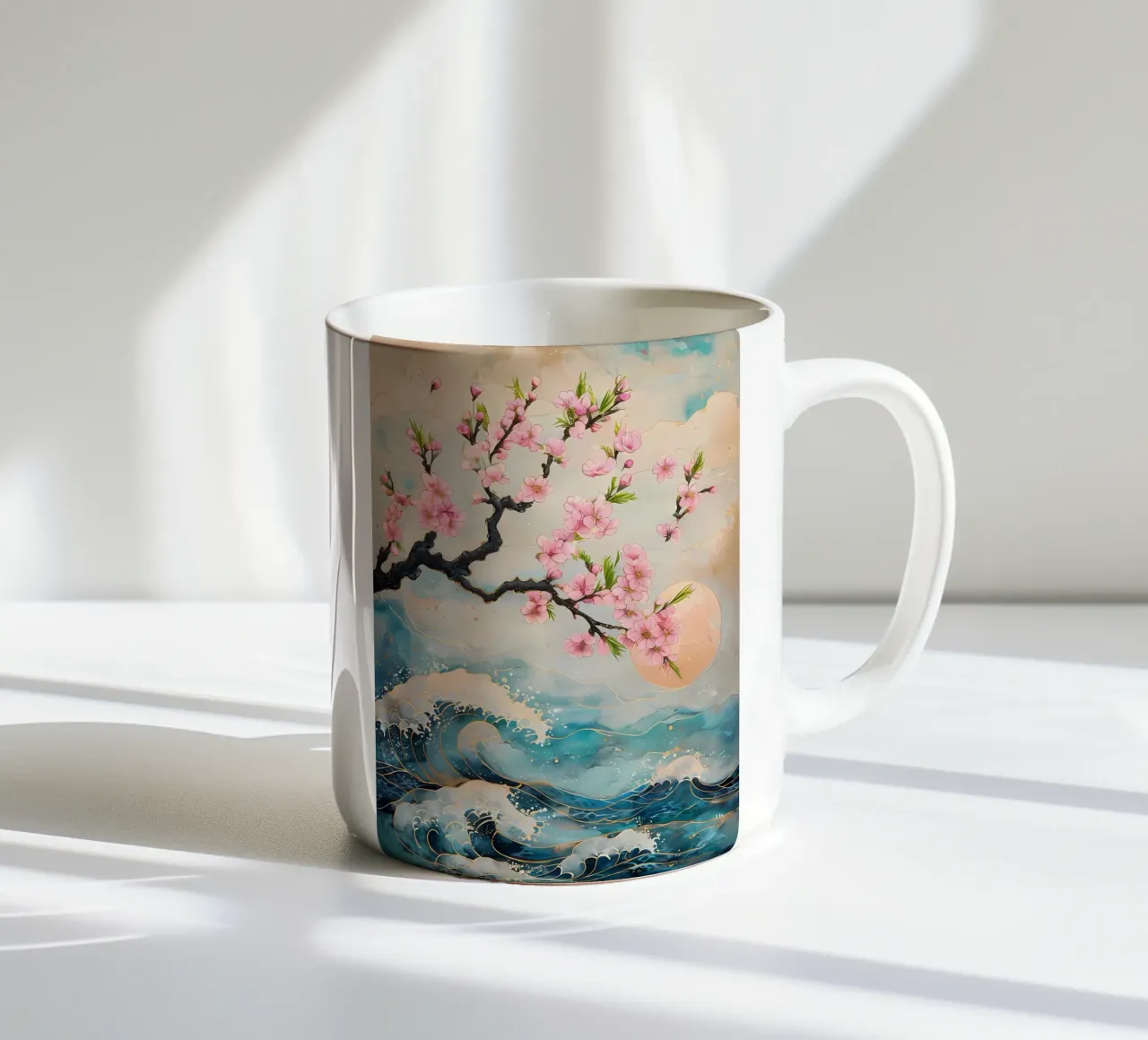 Serenità in mezzo alla tempesta tazza in ceramica da Artistic-shop