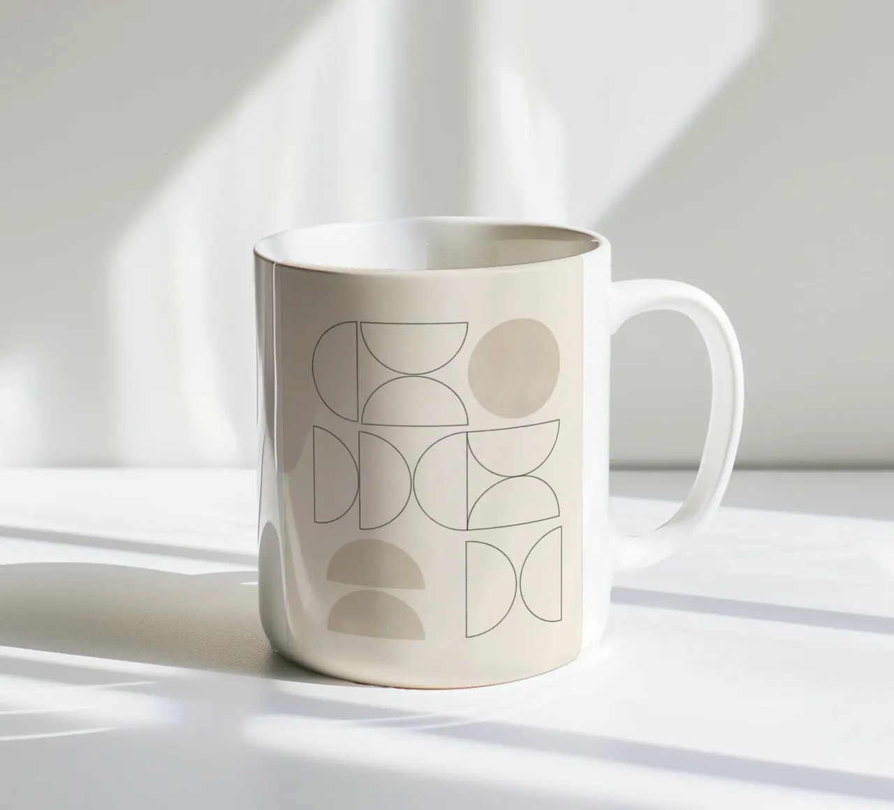 Geometrico minimale 41 tazza in ceramica da Gaite