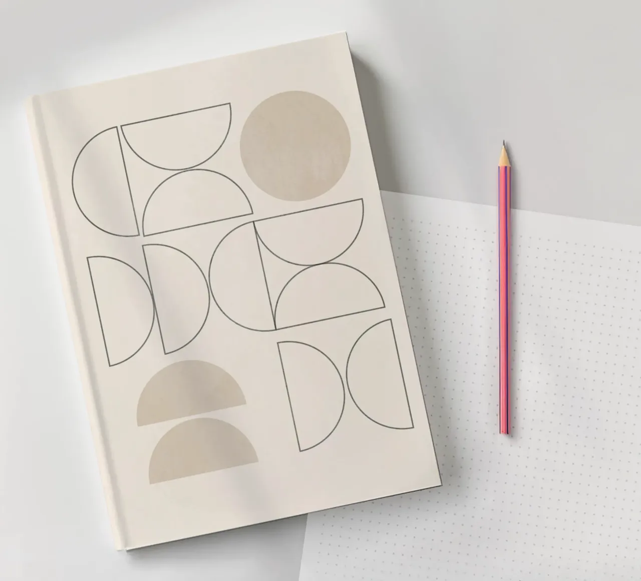 Minimal Geometric 41 notebook by Gaite