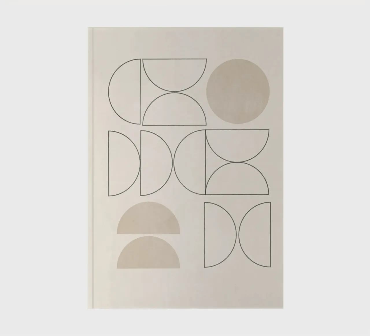 Minimal Geometric 41 notebook by Gaite