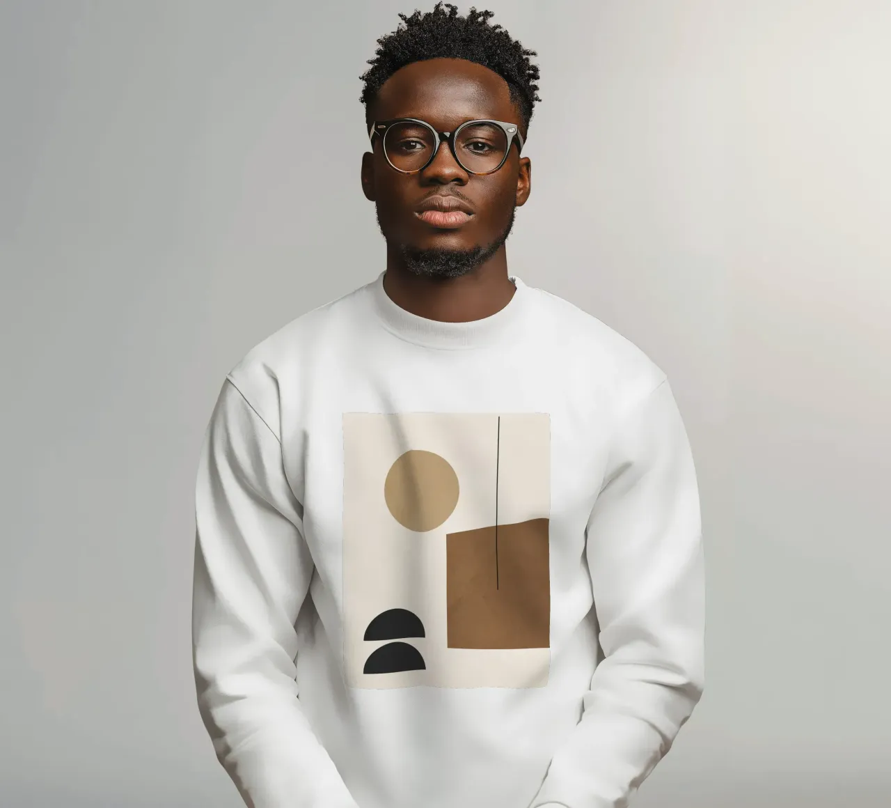 Geometría mínima 45 sudadera de Gaite