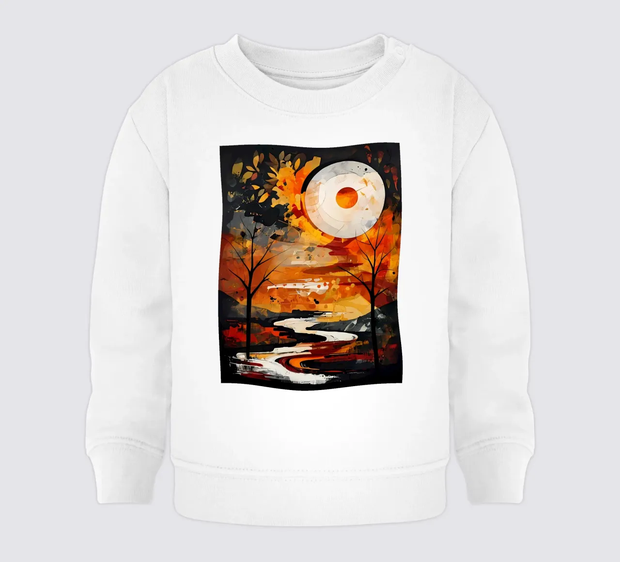 Tramonto sereno felpa neonato da Artistic-shop