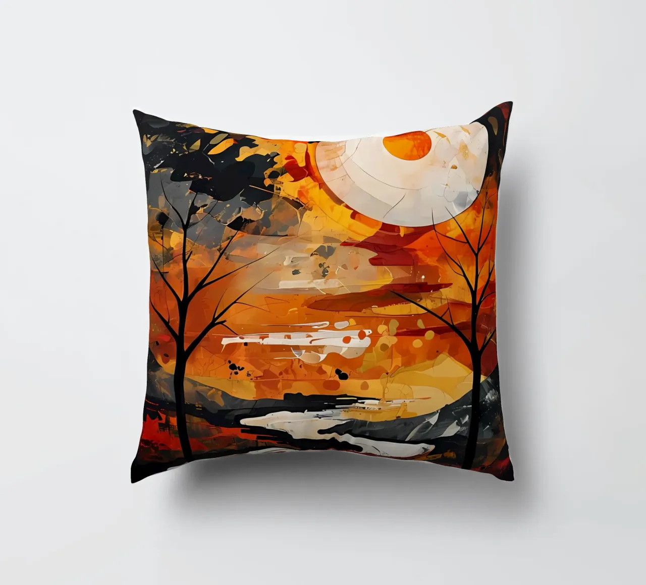 Tramonto sereno cuscino da Artistic-shop