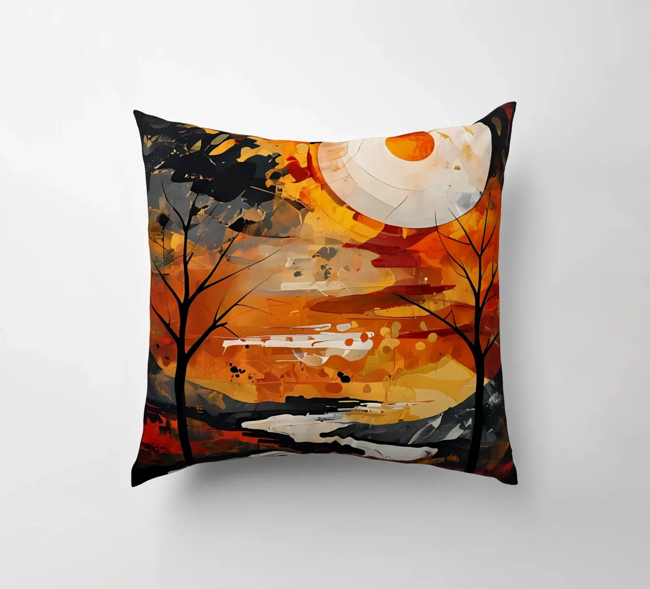 Tramonto sereno cuscino da Artistic-shop