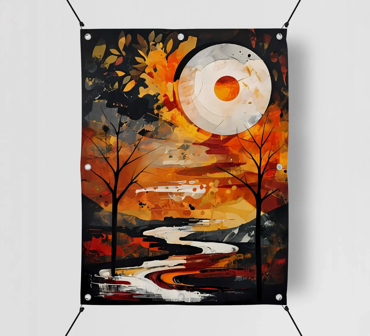 Tramonto sereno telo in pvc da Artistic-shop