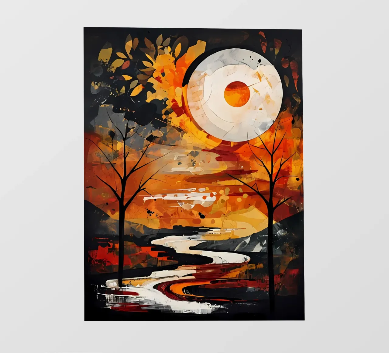 Tramonto sereno telo in pvc da Artistic-shop