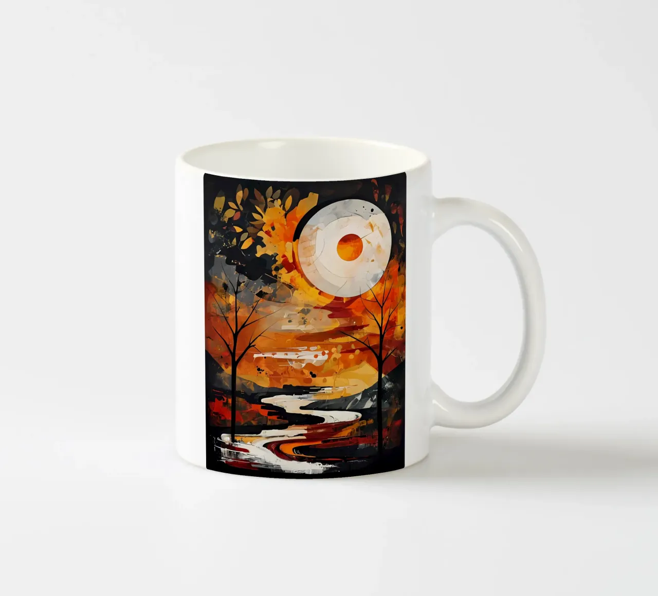 Tramonto sereno tazza in ceramica da Artistic-shop