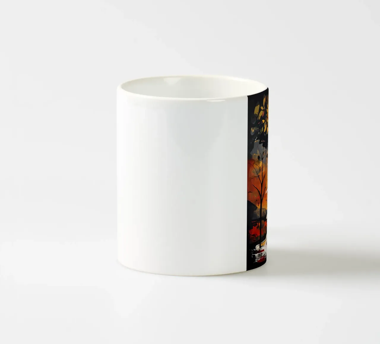 Tramonto sereno tazza in ceramica da Artistic-shop