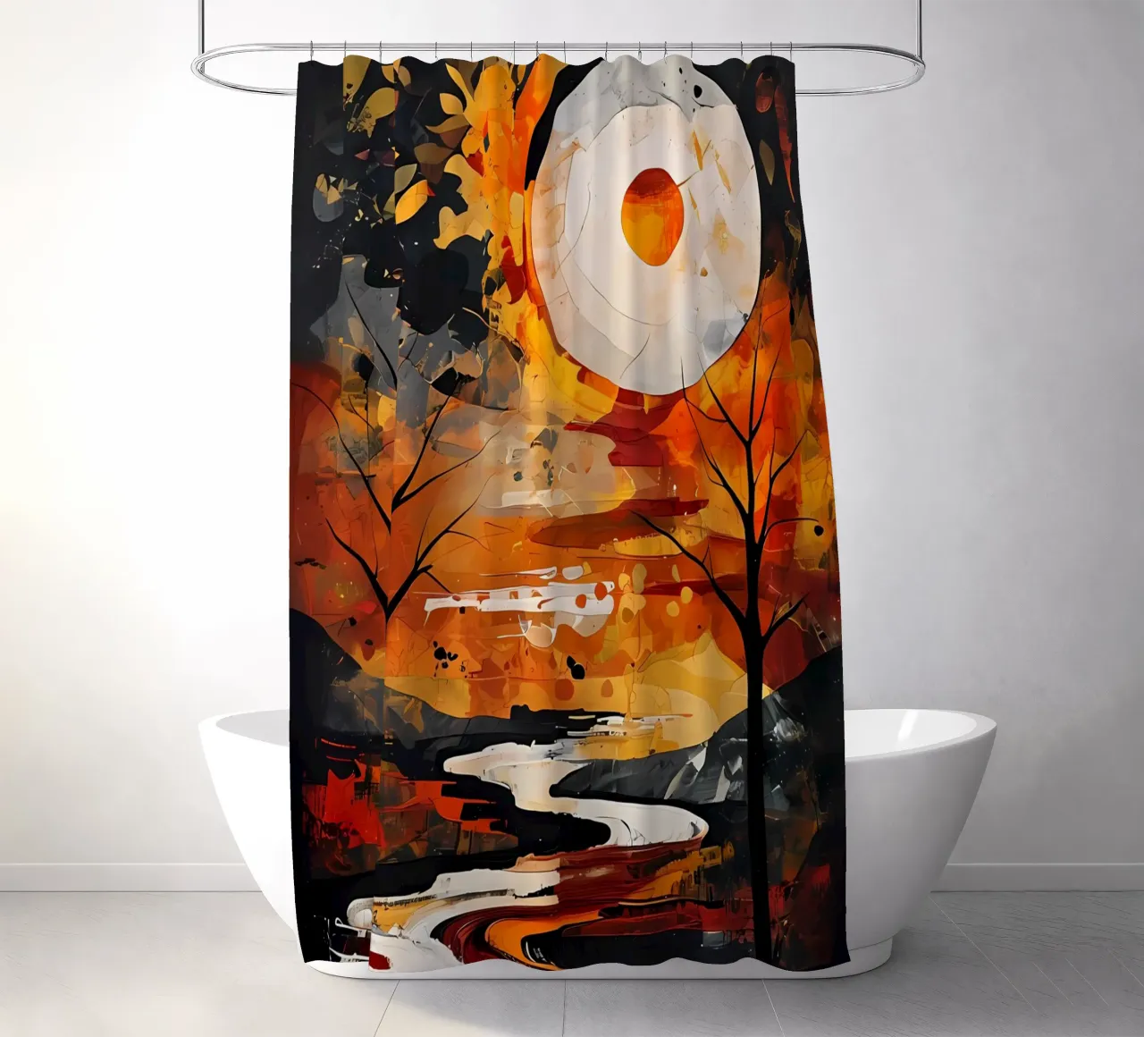 Serene Sunset shower curtain by Artistic-shop