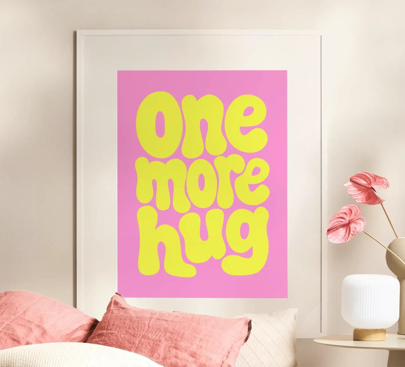 One More Hug poster da color&shape