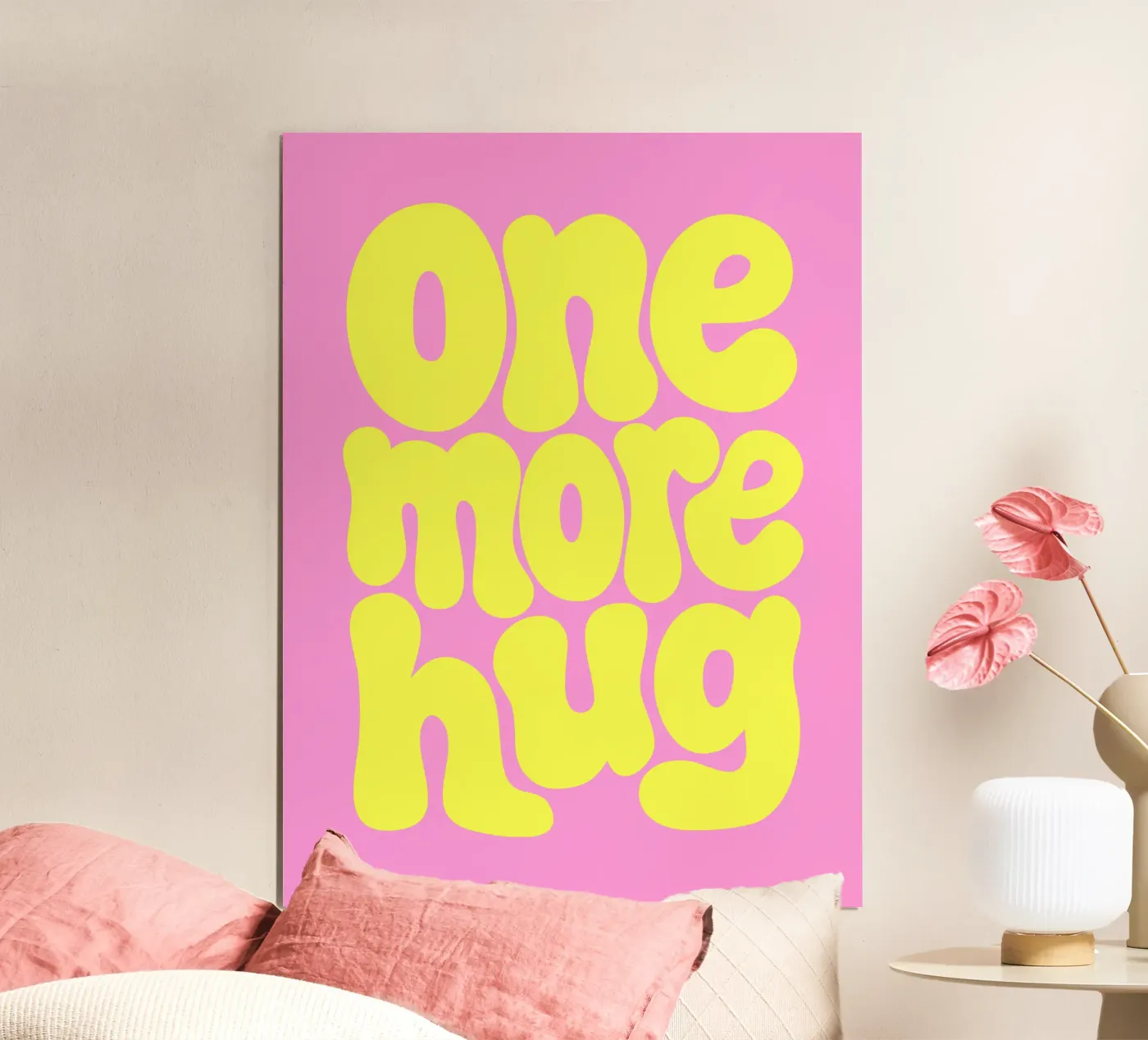 One More Hug poster da color&shape