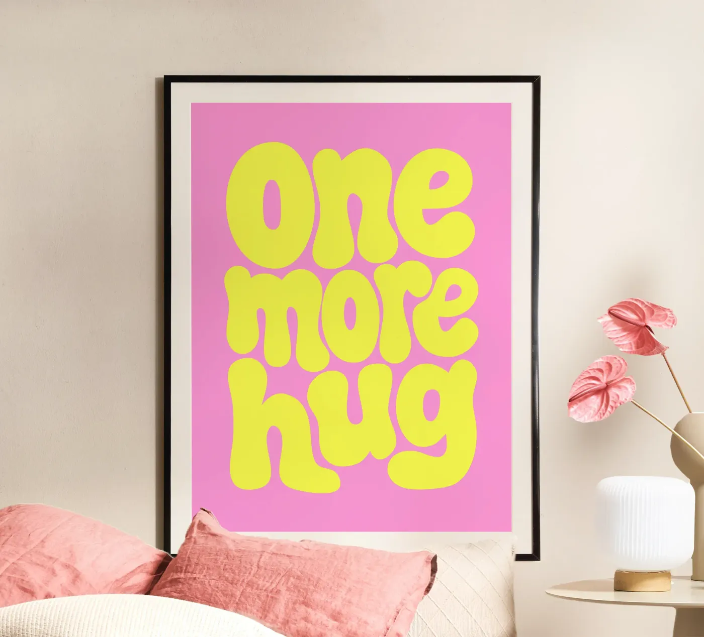 One More Hug poster da color&shape