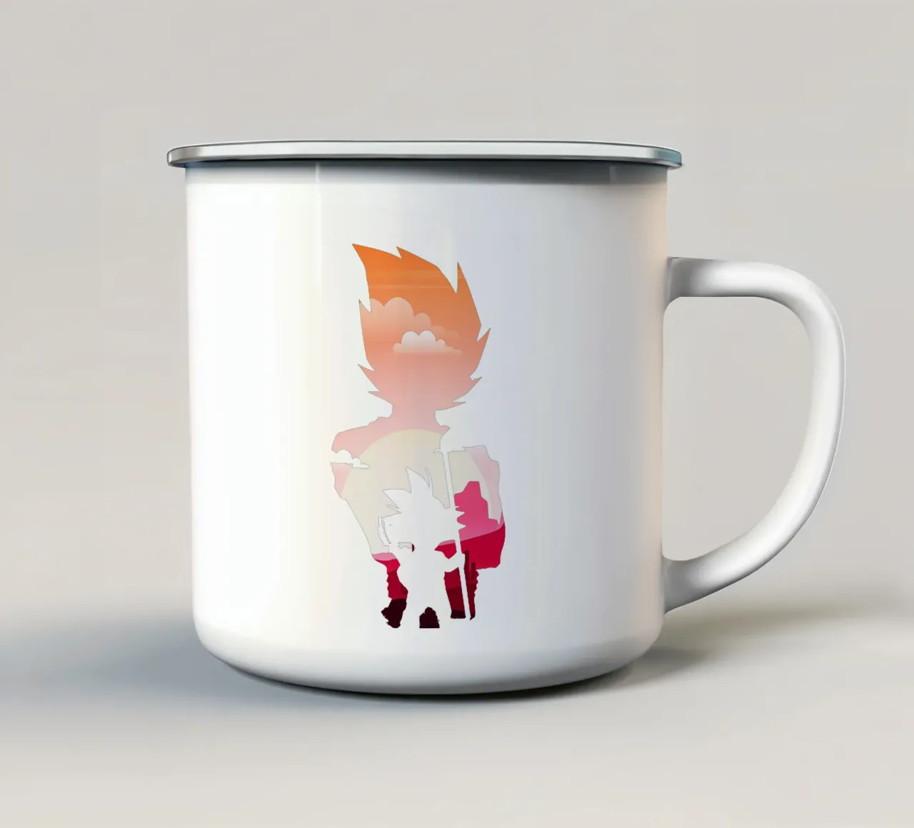 GoKu Tramonto tazza in smalto da Gunawan Rb