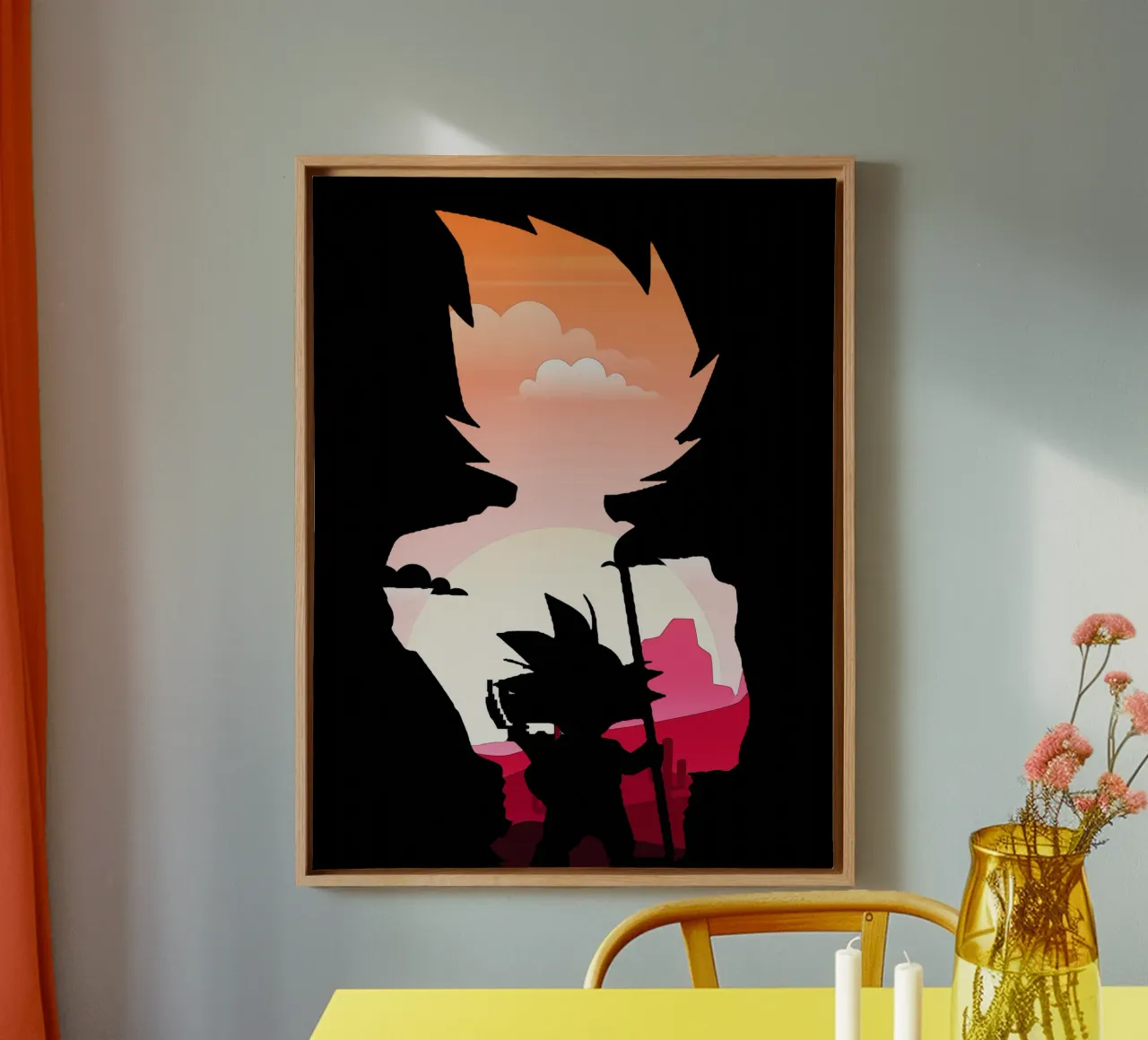 GoKu Tramonto tela con Cornice a cassetta da Gunawan Rb