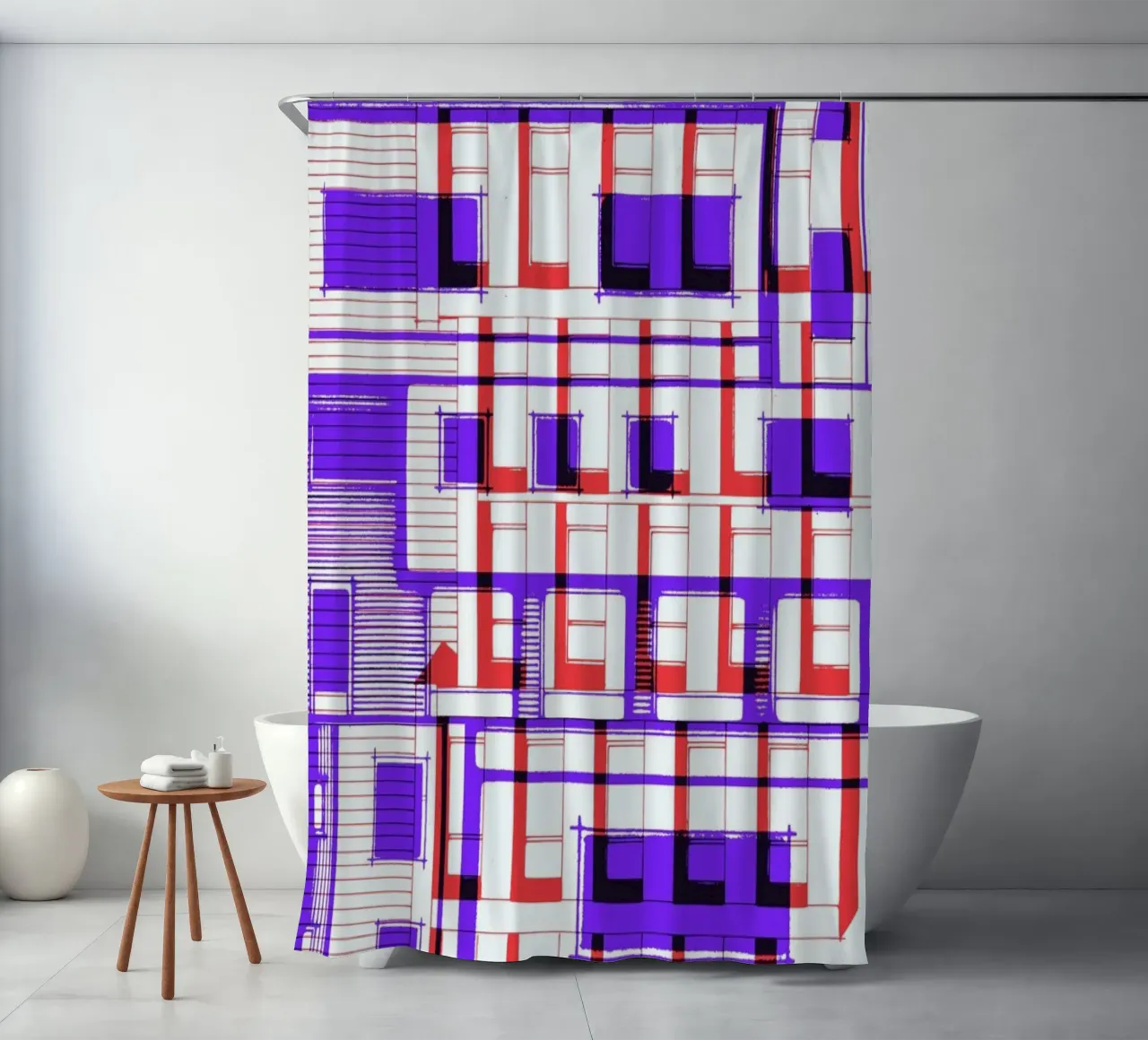 Two douchegordijn van Jan Luzar