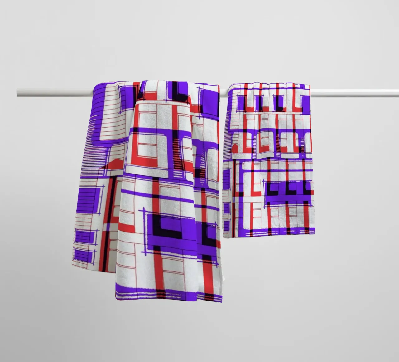 Two badhanddoek van Jan Luzar