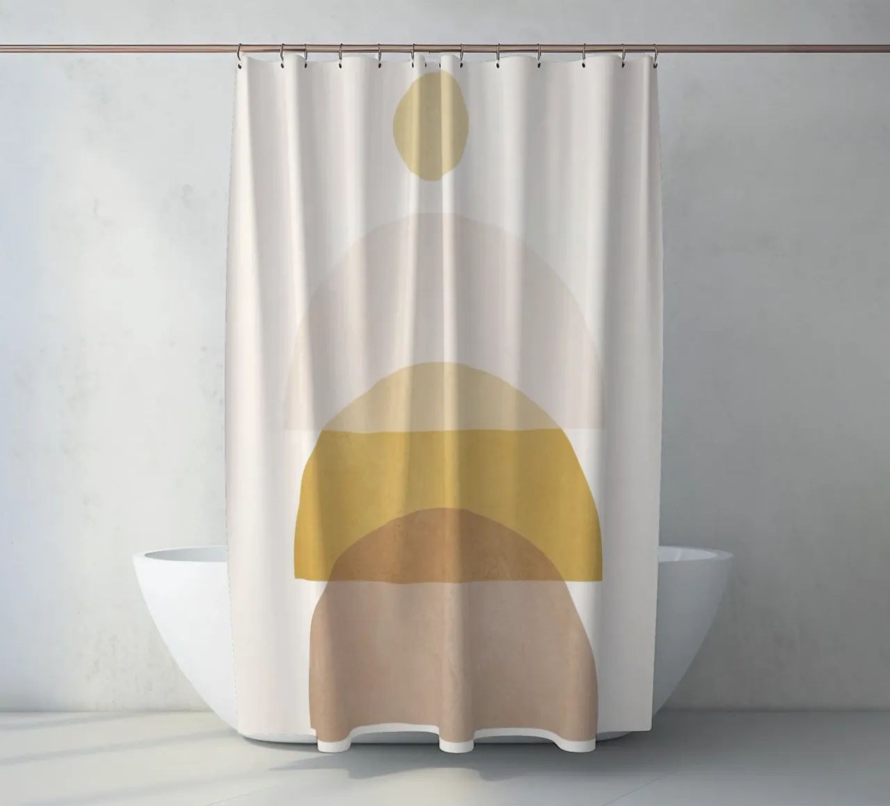 Geometrico minimale 53 tenda da doccia da Gaite