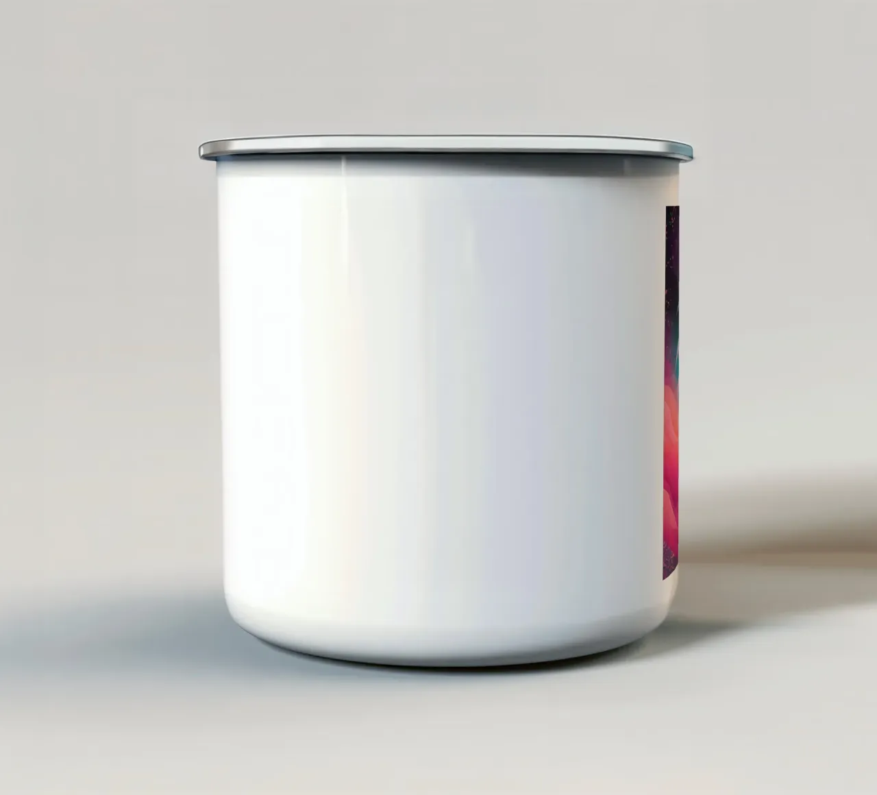 Oasi del deserto tazza in smalto da Artistic-shop