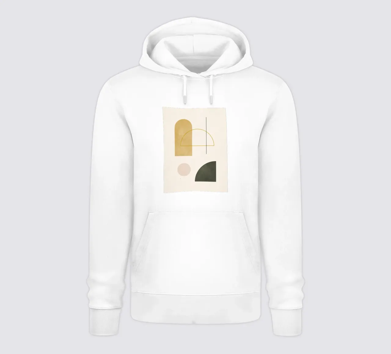 Geometrico minimale 56 felpa con cappuccio da Gaite