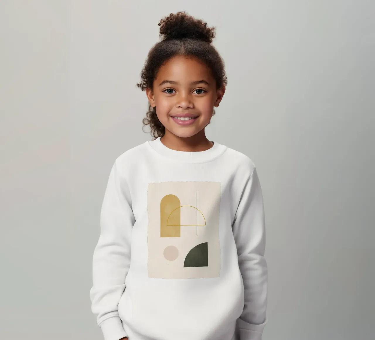 Geometrico minimale 56 felpa bambino da Gaite