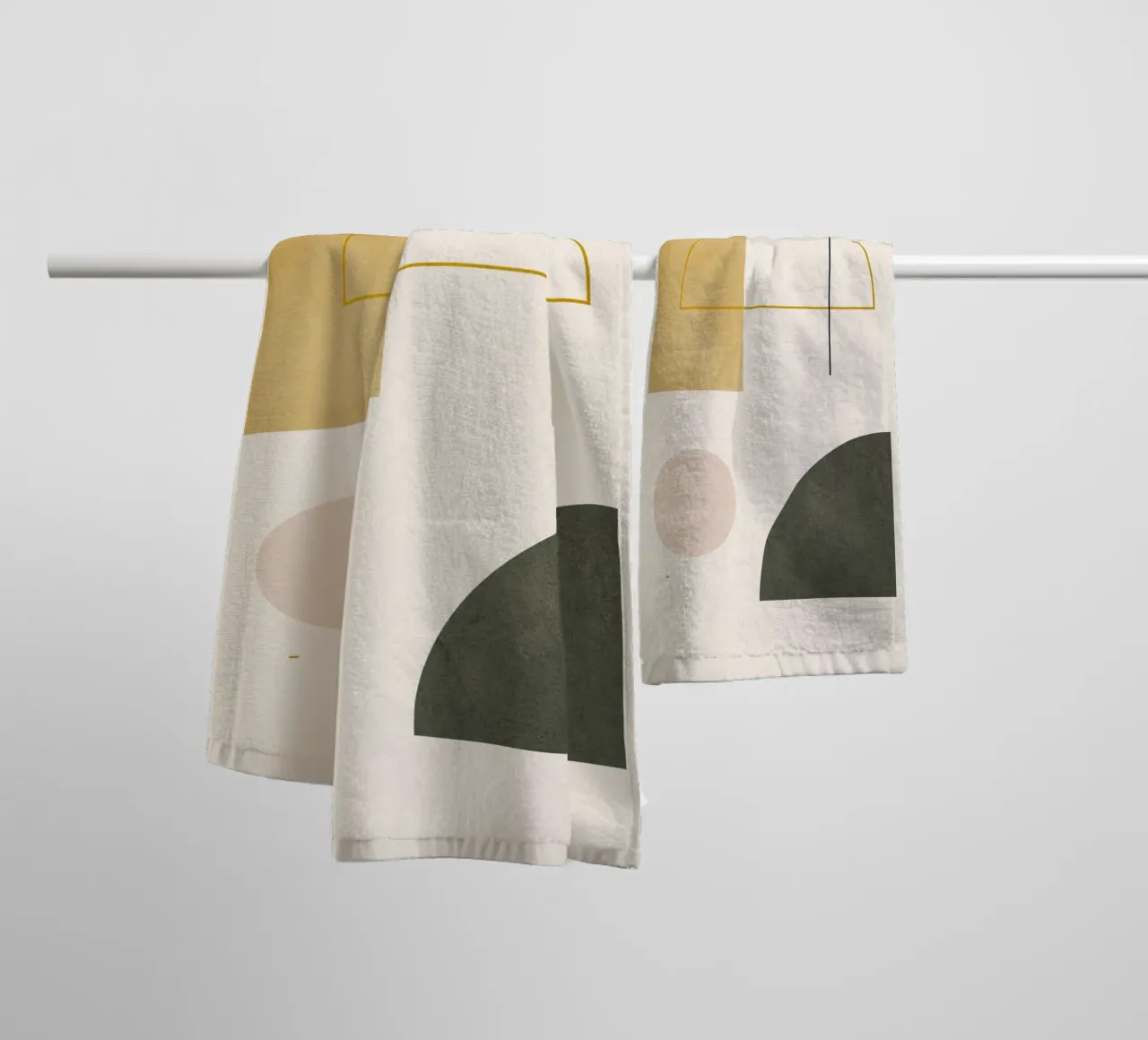 Geometrico minimale 56 asciugamano da bagno da Gaite