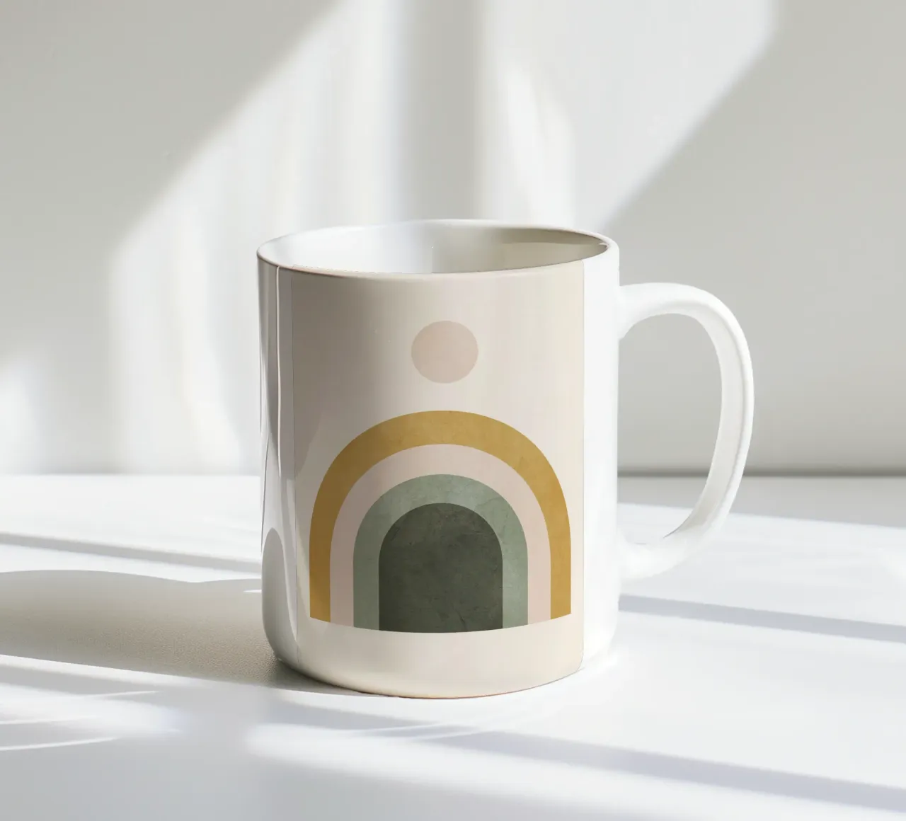 Geometrico minimale 54 tazza in ceramica da Gaite