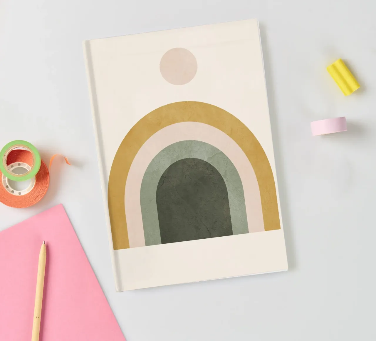 Minimal Geometric 54 notebook by Gaite