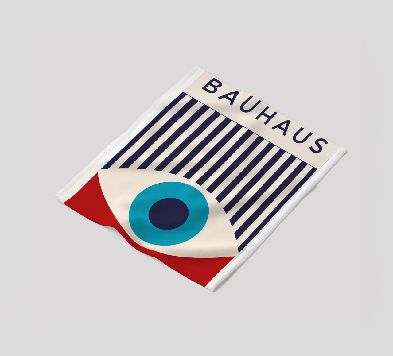 Mostra Bauhaus 1919 - Grafica retrò in colori primari coperta in pile da Whole©