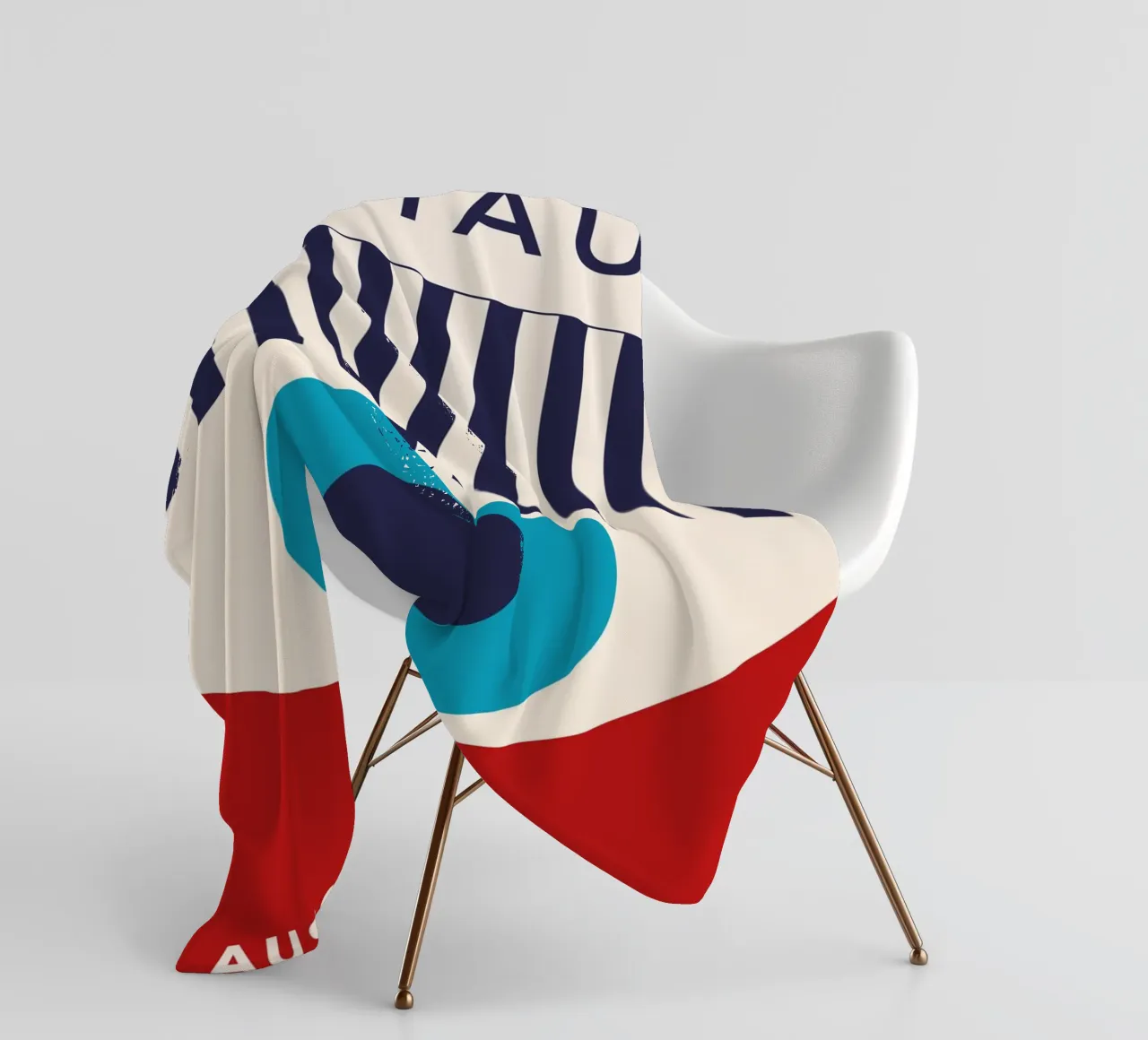Mostra Bauhaus 1919 - Grafica retrò in colori primari coperta in pile da Whole©
