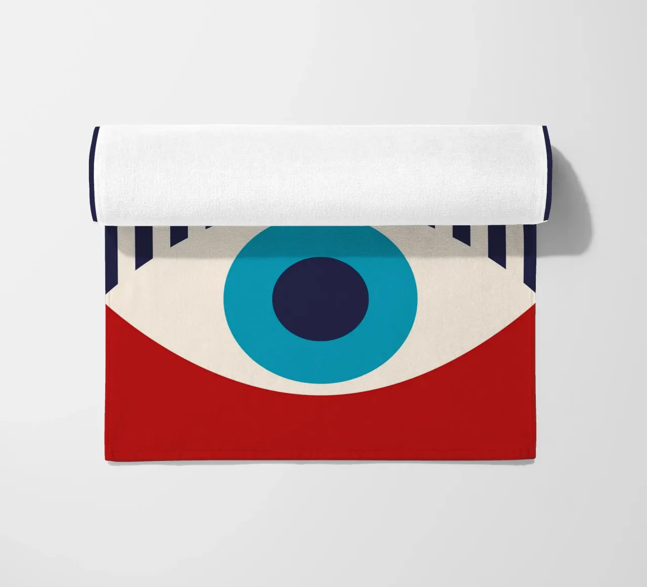 Mostra Bauhaus 1919 - Grafica retrò in colori primari telo mare da Whole©