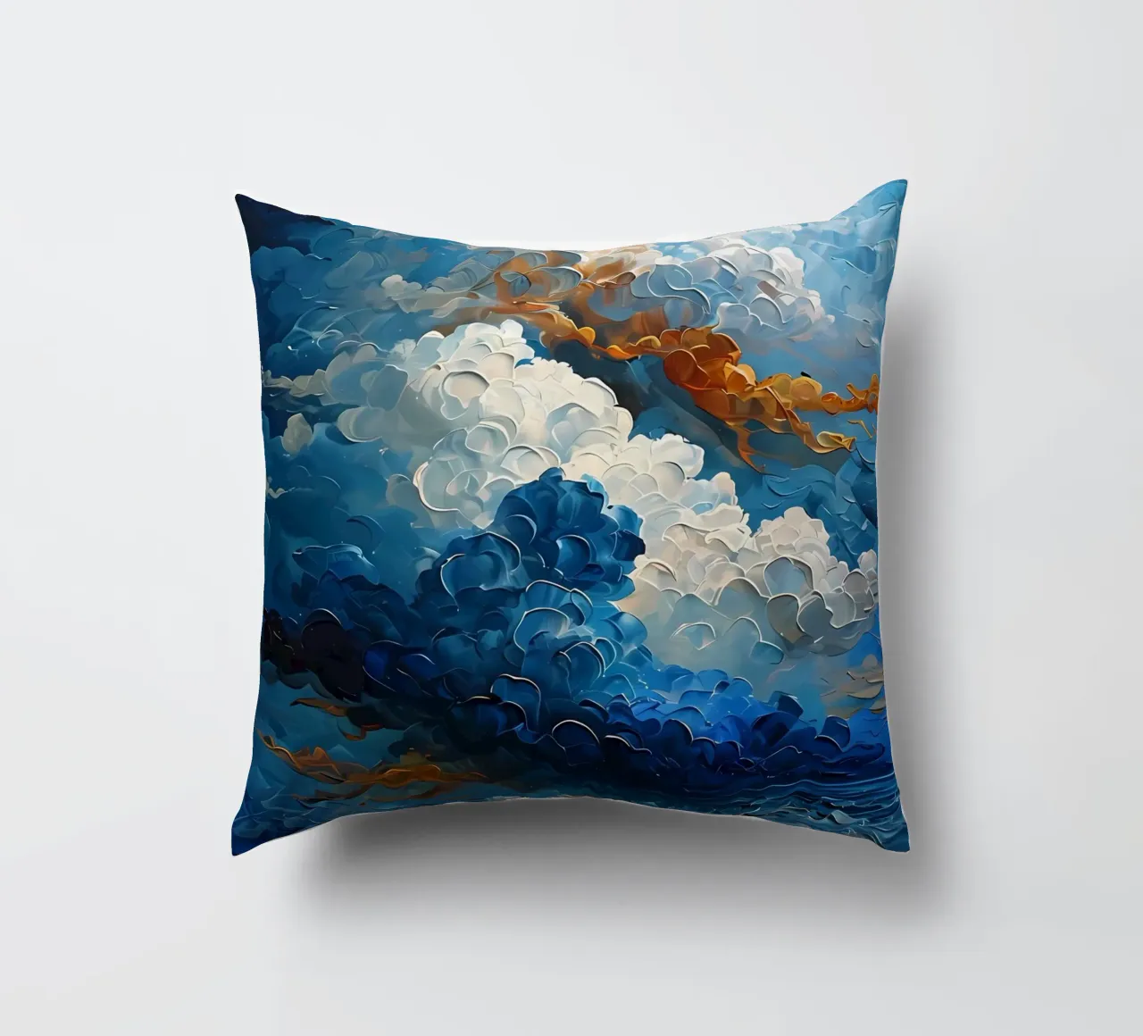 Paesaggio marino in tempesta cuscino da Artistic-shop