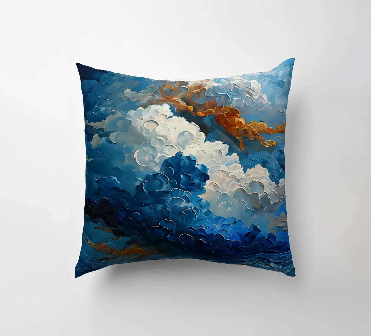 Paesaggio marino in tempesta cuscino da Artistic-shop