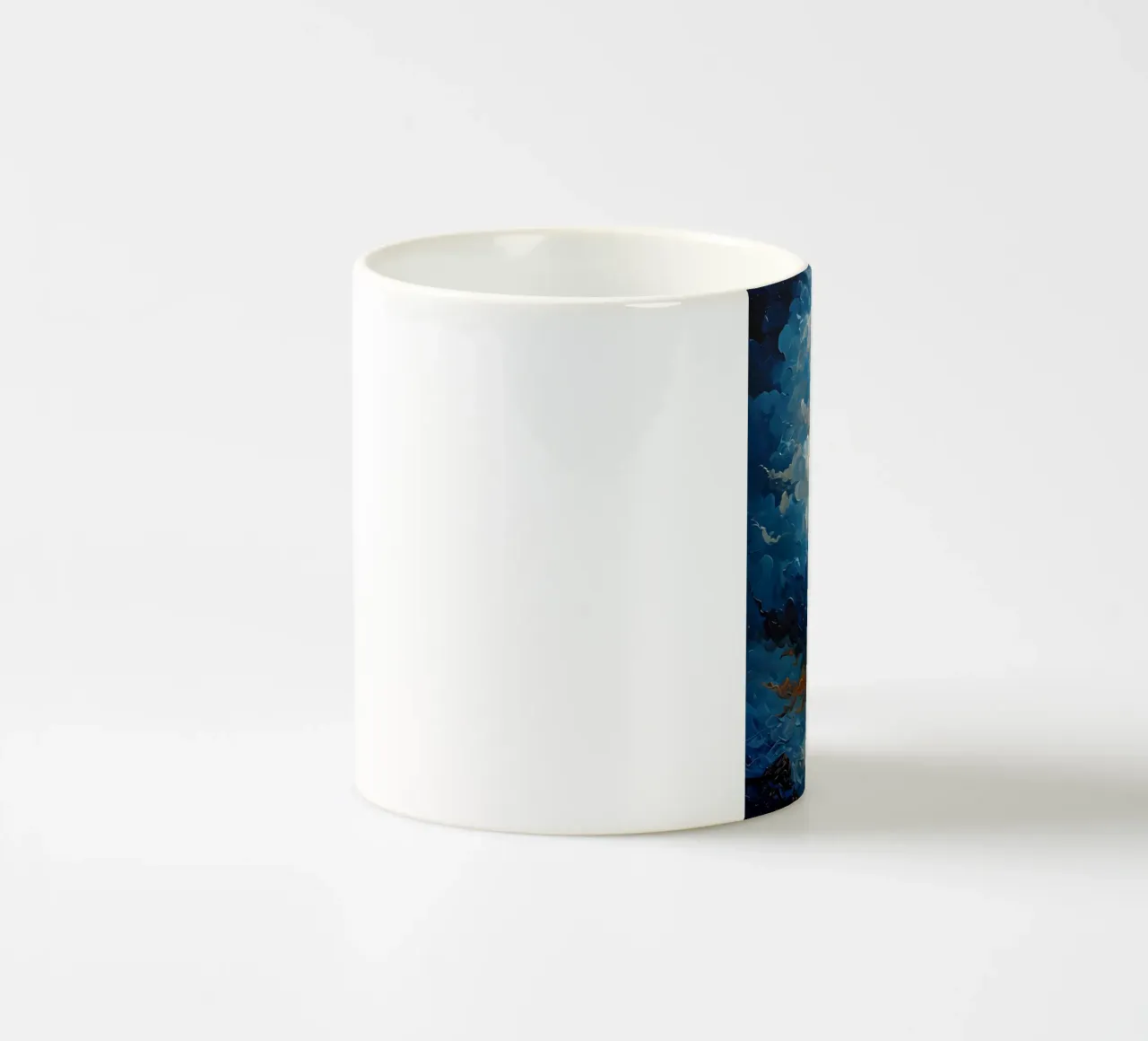 Paesaggio marino in tempesta tazza in ceramica da Artistic-shop