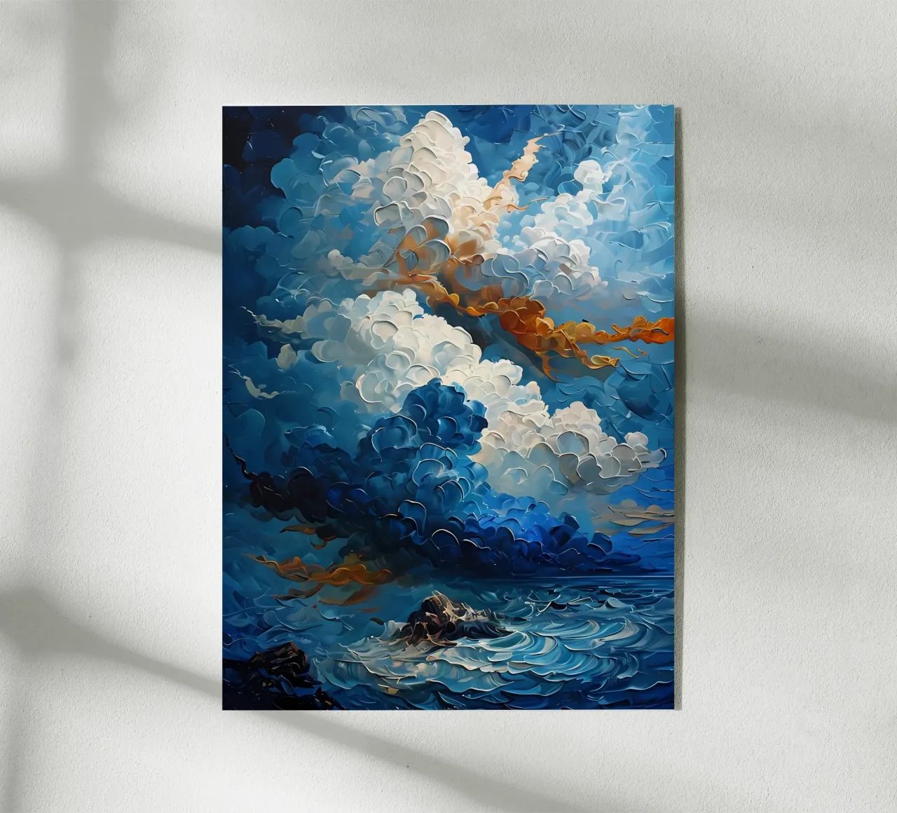 Paesaggio marino in tempesta plexiglass da Artistic-shop