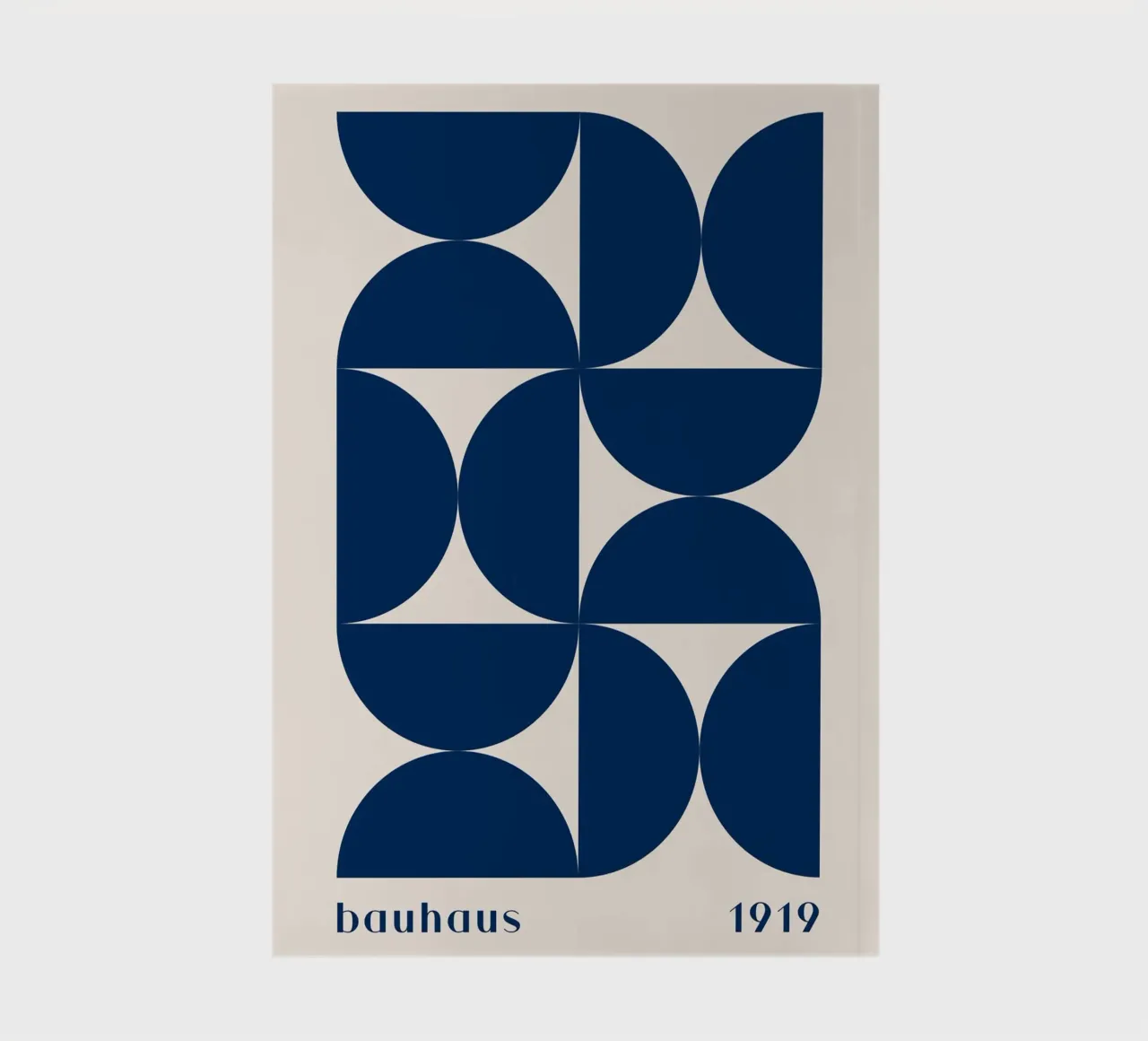 Geometria Bauhaus - Forme astratte in blu diario da Whole©