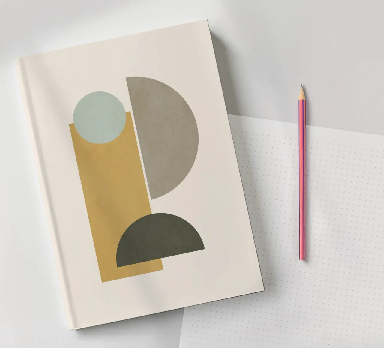 Minimal Geometric 52 notebook by Gaite
