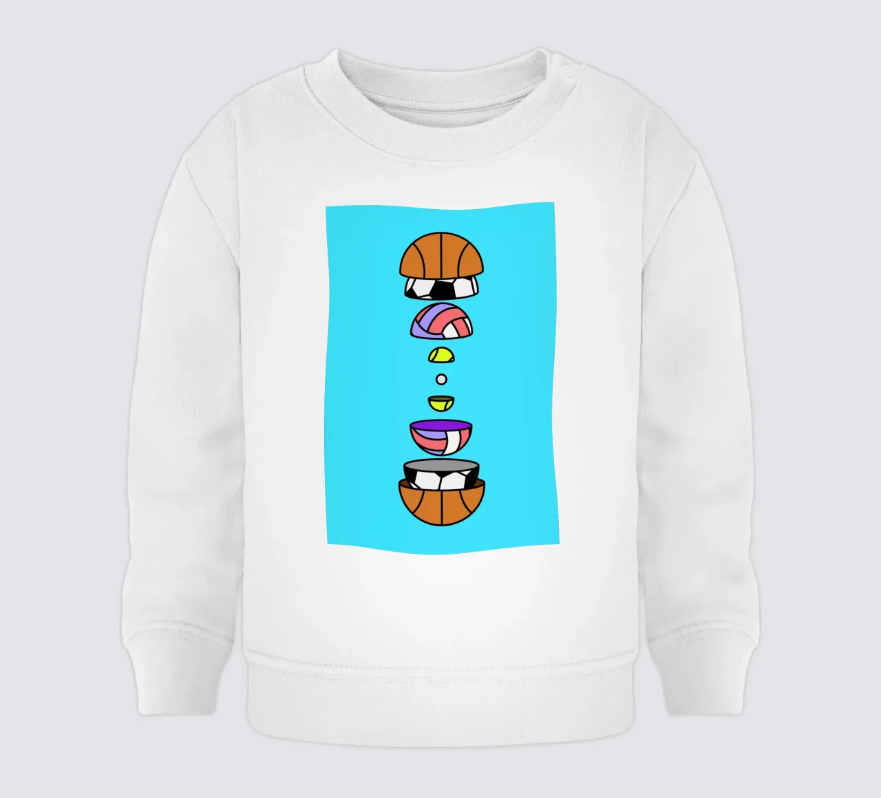 Big Balls felpa neonato da Jan Luzar