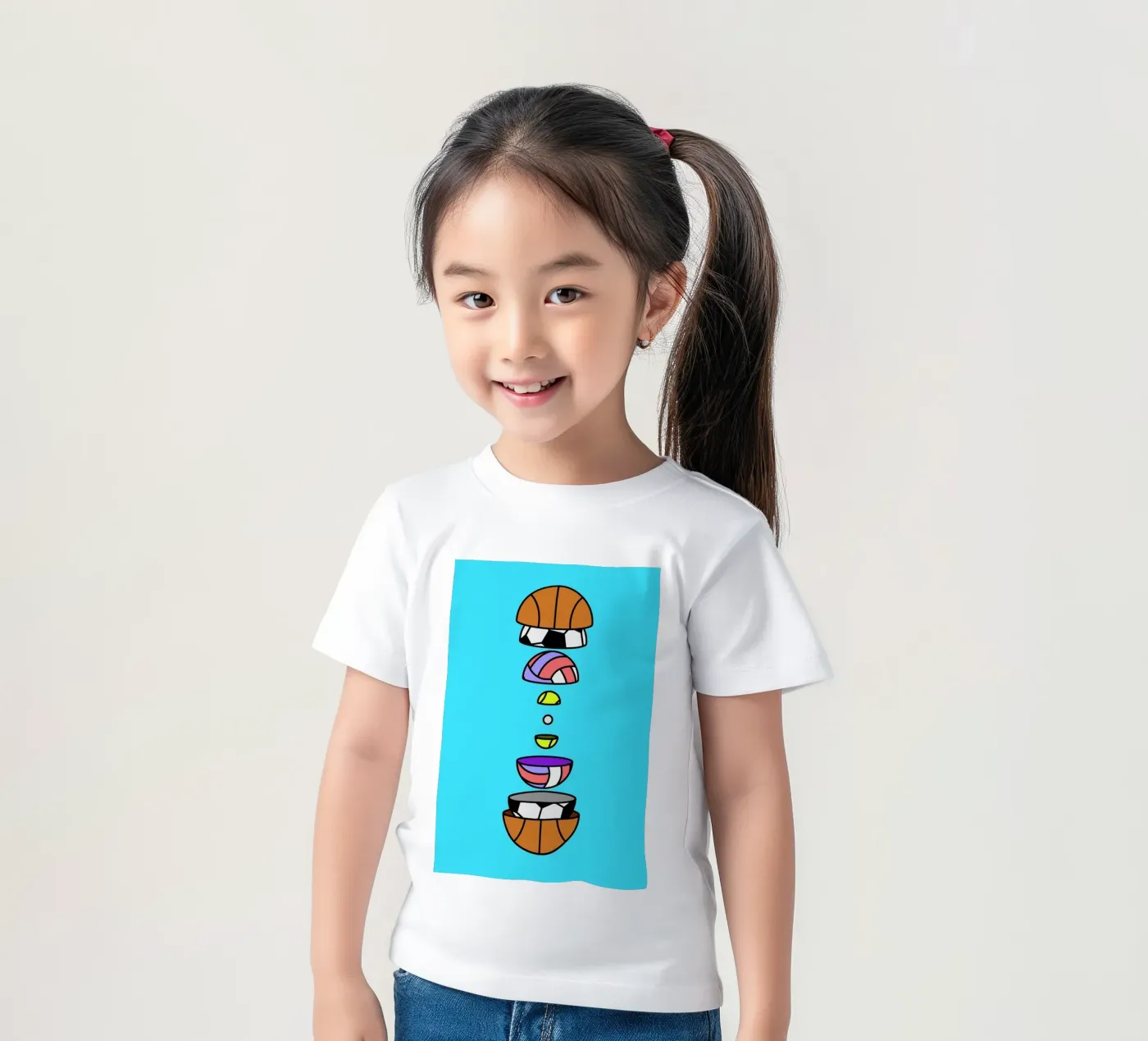 Big Balls - Amore per gli sport con la palla t-shirt bambini da Jan Luzar