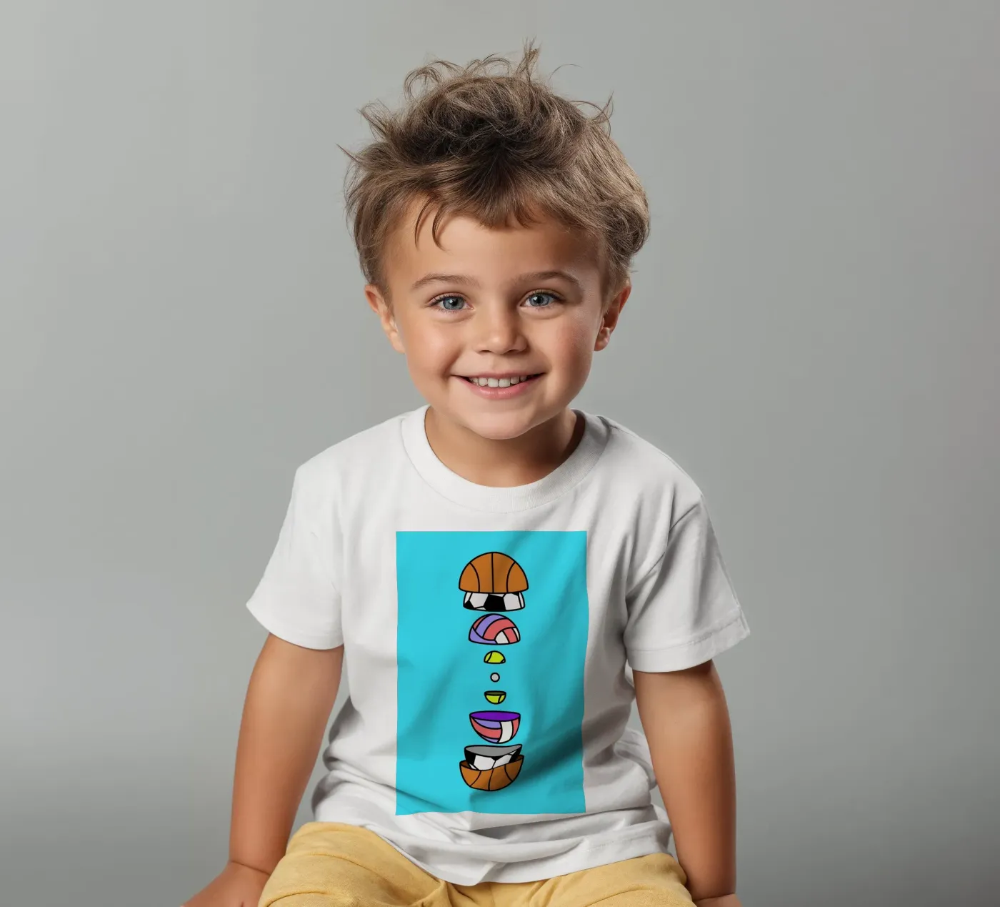 Big Balls - Amore per gli sport con la palla t-shirt bambini da Jan Luzar