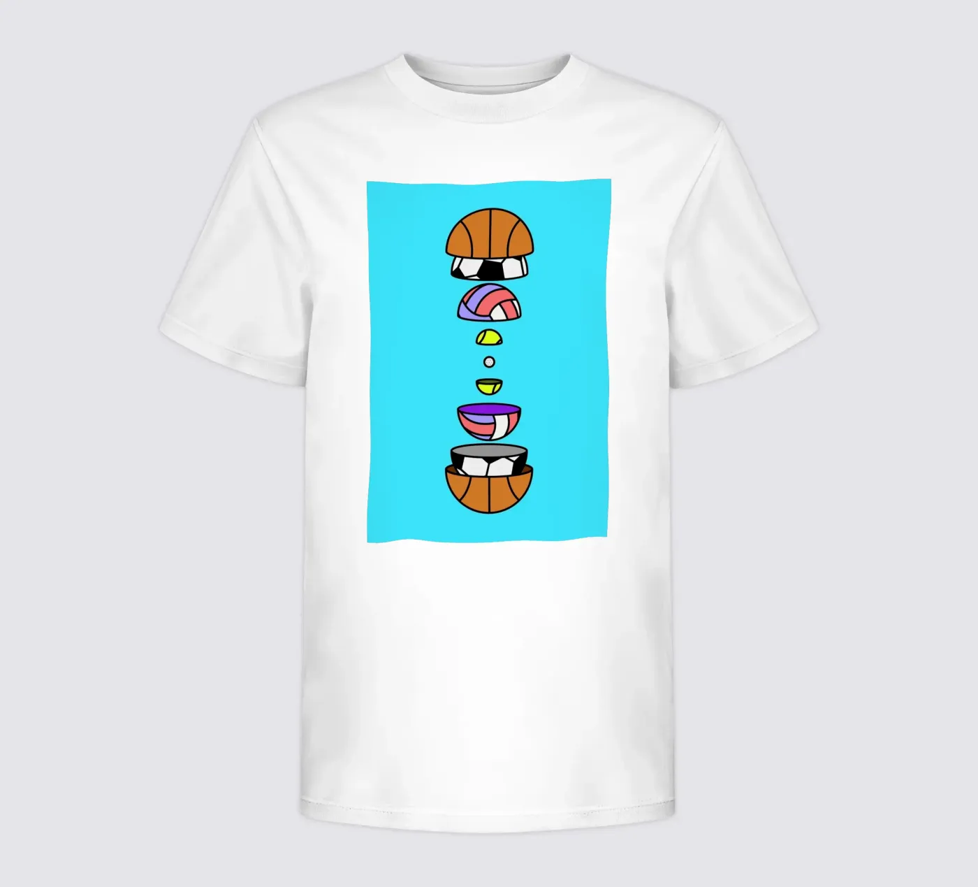 Big Balls - Amore per gli sport con la palla t-shirt bambini da Jan Luzar