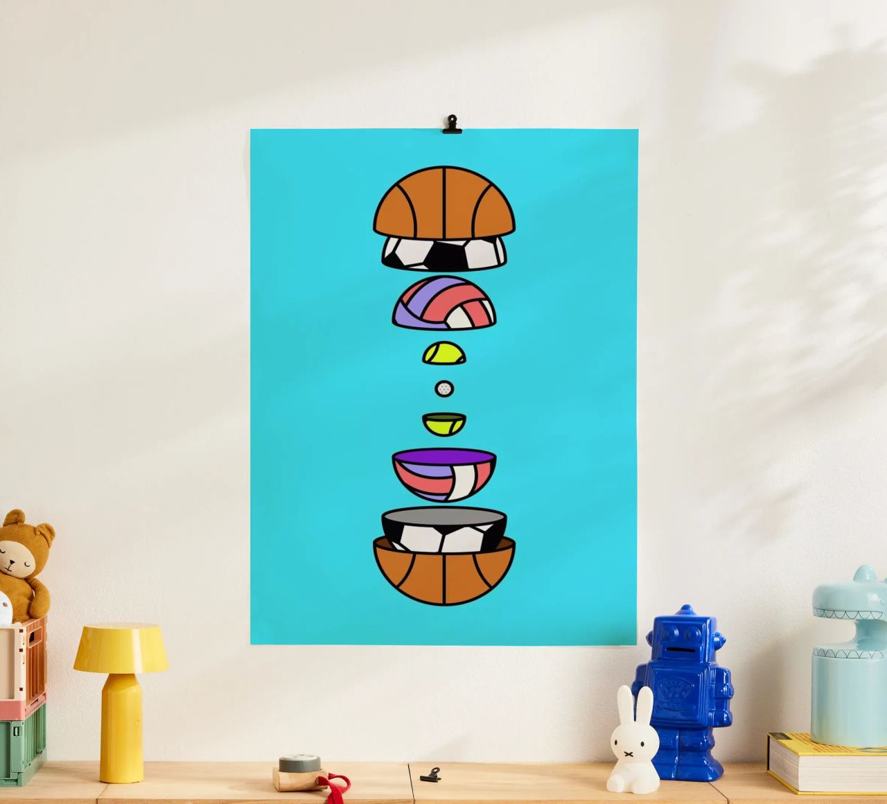 Big Balls poster de Jan Luzar